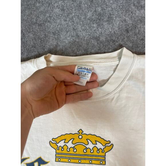 Vintage Corona Extra Beer T Shirt Mens XL White Gildan Single Stitch Crewneck - Picture 4 of 7